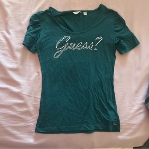 Guess Blue/ Green top